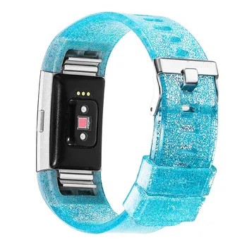 Bling Banda de Silicona Reloj Para Fitbit Charge 2 de la Moda Pulsera de Fitbit Charge 2 Mujer Hombre Reloj deportivo de la Banda Starps