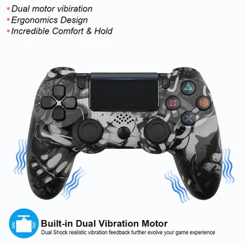 Bluetooth Wireless Gamepad Controlador Para Sony PS4/PS3 USB con Cable PC Joystick Controle Para Dualshock 4 mando de juegos Para PlayStation 4