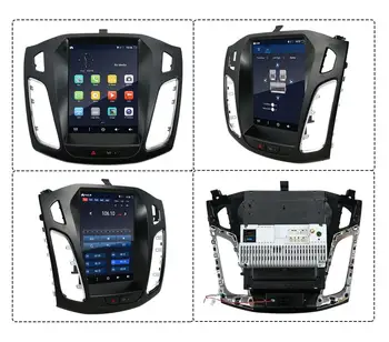 Bosion Vertical de la Pantalla de Android 10 Sistema de GPS del Coche de Vídeo Multimedia Reproductor de Radio Para Ford Focus 2012-2017 Coche Navigaton Estéreo