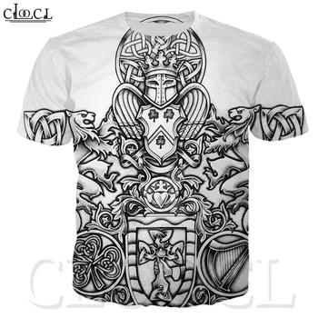 CLOOCL la Impresión 3D de Viking Tatuaje de los Hombres/de las Mujeres Populares Tops Camiseta T-shirt de Moda Unisex Harajuku Estilo de Camisetas Unisex Camiseta