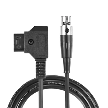 COMPLETO-D-Toque Masculino A (Metálico) MINI XLR de 4 Pines para Cable Cable Recto de 100 cm de Longitud del Cable para VFM 5.6 pulgadas de Monitor