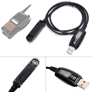 Cable de Programación USB Cable de CD para Baofeng BF-UV9R Más A58 9700 S58 N9 Etc Walkie Talkie UV-9R Más A58 Radio PC