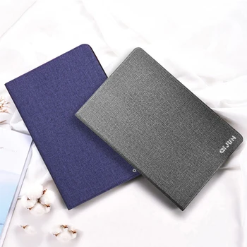 Caja de la tableta De Samsung Galaxy Tab de 10.1 pulgadas (2019) SM-T510 T515 Retro Flip Stand de Cuero de la PU de Silicona Suave Cubierta de Proteger Funda