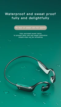 Caliente G-100 Bluetooth 5.0 Auriculares Inalámbricos De Auriculares De Conducción Ósea Deporte Al Aire Libre Con Los Auriculares Con Micrófono De Manos Libres De Auriculares