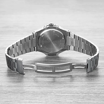 Caliente de la parte superior de la marca de lujo del reloj automático de los hombres reloj mecánico de acero inoxidable luminoso mano reloj patek AAA nautilus 2020 WOTESEN
