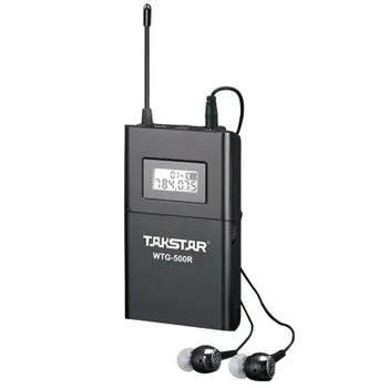 Caliente la venta de TAKSTAR de AEROGENERADORES-500 único de recepción(incluyendo auriculares)Inalámbrico guía de turismo receptor de sistema de sólo+en la oreja los auriculares