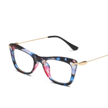 Cat Eye Gafas Ópticas Marco Mujeres Hombres Transparente Claro Len Gafas Gafas De Marcos De Anteojos Recetados