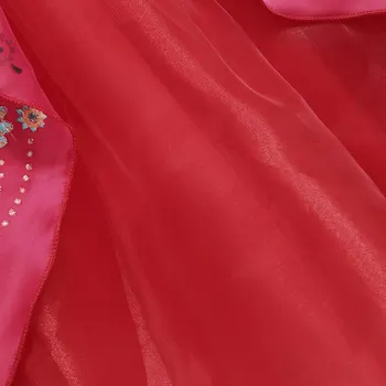 Chica Clásico de la Princesa Elena Rojo Traje de Cosplay Niños de Avalor Elena Vestido de los Niños sin Mangas Fiesta de Halloween Vestido de Bola de Trajes