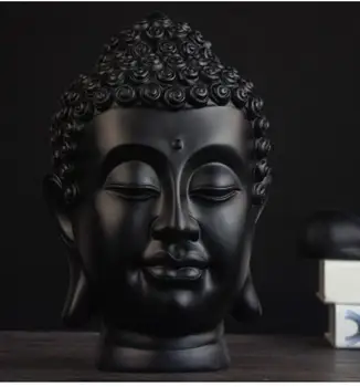 Chino de cabeza de Buda de beadle mobiliario artículos de la resina de la decoración del hogar de la artesanía Decorativa de la Estatua, Escultura de arte de la Artesanía