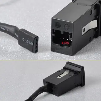 Coche USB AUX de Audio Cable del Interruptor para VW1 de Golf GT I R MK5 MK6 Jetta RCD310 RCD510