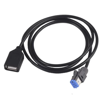 Coche USB Cable Adaptador de 4 pines Cable USB Para Nissan Teana Qashqai de Audio de CD Reproductor de Radio