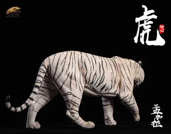 Coleccionables 1/6 Figura de la Escena Accesorios Modelo Animal Amarillo/Blanco Tigre de Bengala Animal Estatua Modelo de 12