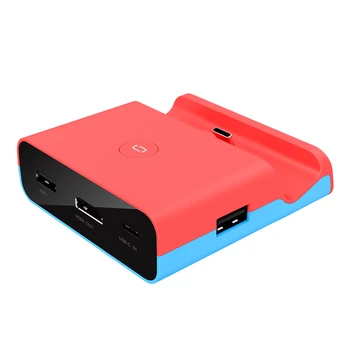 Consola de juego de Cargador de una Estación Dock USB-C Adaptador de Vídeo HDMI a la TV Converter para Entretenimiento del Juego de Accesorios