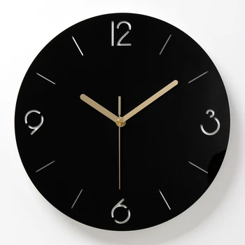 Creativo Silencio de Diseño Moderno de Gran Reloj de Pared de Silencio Relojes para el Hogar, Cocina comedor Decoración de la Batería Operada