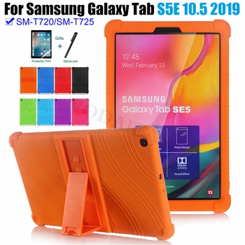 Cubierta de silicona para Samsung Galaxy Tab S5E 2019 SM-T720 SM-T725 nuevo liberado Galaxy tab S5E 10.5 pulgadas tablet Funda Coque caso de la cubierta