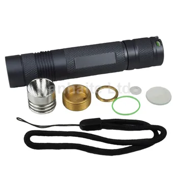 DIY S2 Linterna de LED de Host 124 mm(L) x 24mm(D) - Gris