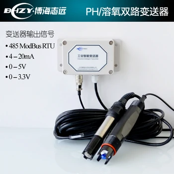 DPT-300 Electrodo de PH con Sensor de PH Sensor de Oxígeno Disuelto Electrodo 485modbus4-20mA de Oxígeno Disuelto de la Sonda de la Sonda de PH