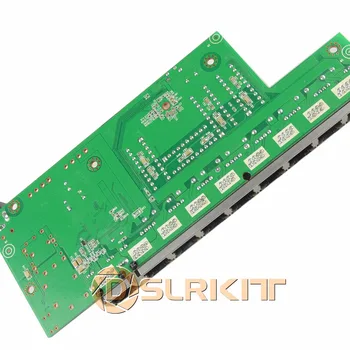 DSLRKIT Inyector de Alimentación a Través de Ethernet 9 8 Puertos PoE Switch 4,5+/7,8- Cámaras IP sin necesidad de Adaptador de corriente