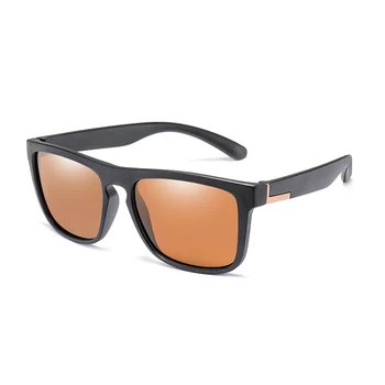 De Calidad superior de la UV Polarizada Flexible Gafas de sol con el Caso Unisex de Lujo BrandDriving Gafas de Sol de los Hombres de la Plaza UV400 Gafas Regalos