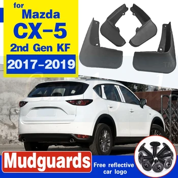 Delantera y Trasera del Coche Colgajos de Barro Para Mazda CX-5 CX5 de 2ª Generación KF 2017 2018 2019 Mudflaps protecciones contra Salpicaduras de Barro Aleta Guardabarros de los Accesorios del Coche