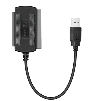 Disco HDD Convertidor de Cable del Adaptador de Plug and Play Para ATA/ATAI LBA USB A IDE Cable USB 2.0 A IDE/SATA de 2,5