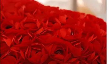 El amor en forma de corazón rojo cojín floral cojín cojín de espalda flores lumbar almohada de regalo