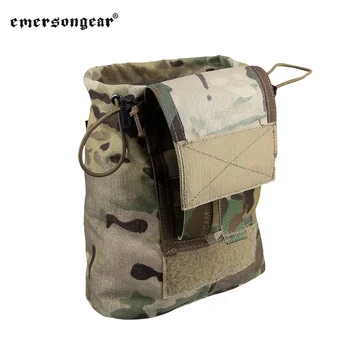 Emersongear Plegable Magzine Bolsa Ajustable Mag Reciclaje Propuesto Bolsa de Molle para Tactical Airsoft Caza al aire libre CS Juego