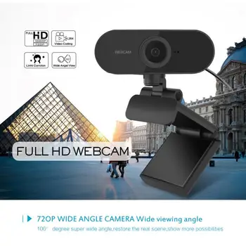 Enfoque automático cámara web HD 1080p Micrófono de la Webcam de Alta gama Micrófono Llamada de Vídeo de la Unidad libre de la Web de la Cámara de Vídeo Para PC Portátil