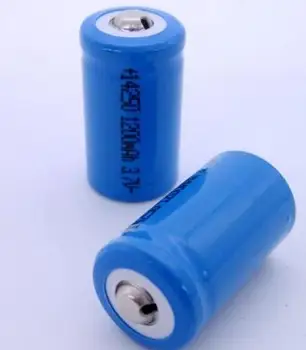 Envío gratis 2pcs/lot 3.7 V 14250 Recargable de ión de Litio de la batería de Li-Ion de alta calidad
