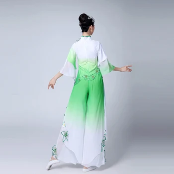Estilo chino Hanfu clásicos trajes de baile traje adulto hembra Yangko el estilo de la ropa de la plaza de la danza traje