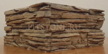 Forma de piedra de pizarra rectangular (6 piedras)