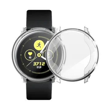 Funda Protectora de TPU Para Samsung Galaxy Reloj Inteligente Activo Reloj de la Pantalla de Protección de la Cubierta de Shell Para Samsung Galaxy Reloj Activo