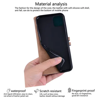 Funda de piel para Xiaomi Redmi Note 8 Teléfono Monedero Cubierta plegable para Xiomi Redmi Nota 8 Pro 8C 8A Note8 Libro Magnético Casos Fundas