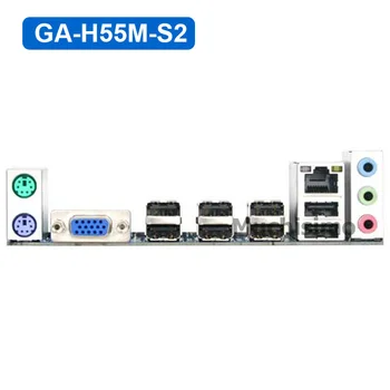 GIGABYTE GA-H55M-S2 de Escritorio de la Placa madre H55 H55M Socket LGA 1156 i3 i5 i7 DDR3 VGA 8G Micro-ATX Original Utiliza la Placa base H55M-S2