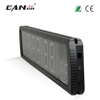 [Ganxin]12v dc led cronómetro temporizador de intervalo electrónica digital crossfit, entrenamiento de gimnasio reloj de pared