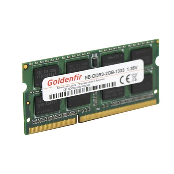 Goldenfir DDR3 2GB/4GB 1066 mhz 1333 1600 mhz PC3-8500 PC3-10600 PC3-12800 SODIMM Memoria Ram memoria ram Para Laptop