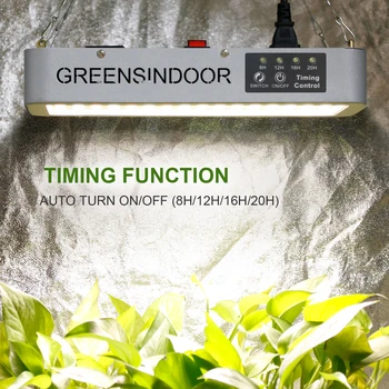 Greensindoor Phytolamp Para las Plantas 3000W Temporizador Crecen la Luz LED de Fito Lámpara de Espectro Completo 3500K 660NM Cadena Hierbas de Cultivo