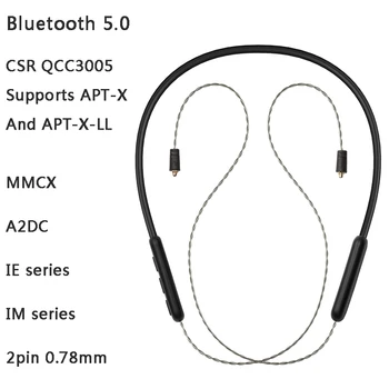 Guacamayo TE10-60 pro QCC3005 Apt-x, ll / Aptx Inalámbrica Bluetooth 5.0 de auriculares Mmcx 0.78 mm A2DC IE80IPX5 impermeable del Cable con micrófono