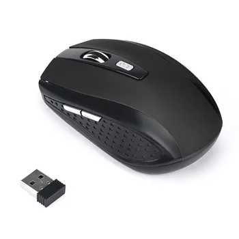 HIPERDEAL 6 Clave Gaming Mouse 2.4 GHz 2000DPI Ratones Óptico Ratón Inalámbrico Receptor USB en un PC Inalámbrico para el ordenador Portátil Ratones