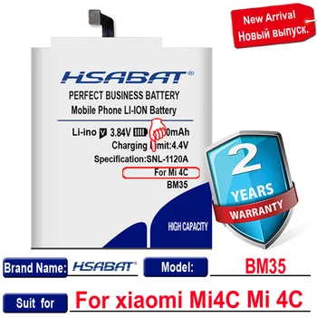 HSABAT 4600mAh las Baterías para Teléfono Móviles De Xiaomi 4C Mi4C Mi 4C BM35 de la Batería