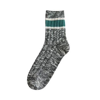 HanHigh-top de los hombres calcetines tendencia de las medias de las medias de tubo calcetines calcetines de algodón, calcetines de lana de la calle del otoño y el invierno
