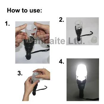 Haz de Luz de la Linterna Difusor de 22 mm - 50 mm de Linternas LED ( 1 pc )