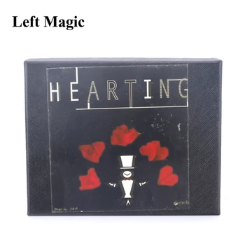 Hearting por & Himitsu Magia Corazón Rojo Plegable Trucos de Magia de la Comedia de la Calle Hasta Cerca de la Magia de la Tarjeta de Magie Ilusión Truco Props
