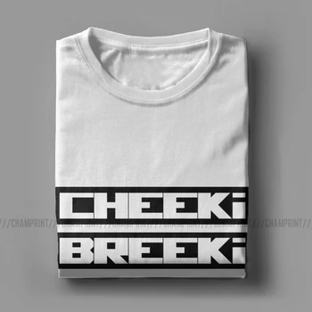 Hombres T-Shirt Escapar De Tarkov Cheeki Breeki Humorístico de la Camiseta Juego de Shooter de Supervivencia Camiseta de Cuello Redondo de la Ropa de la Impresión