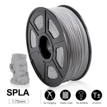 Impresora 3D SPLA S PLA 1 kg de Filamento 1.75 mm Tolerancia de +/-0.02 Material 330m Ninguna Burbuja de FDM 3D de la Impresión de los Filamentos de Envío Rápido Gratuito