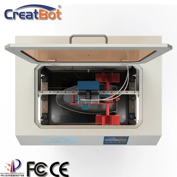 Impresora 3d Creatbot F430 metal extrusoras de doble cierre completo gran pantalla táctil a color tamaño de impresión 400*300*300 mm 2 boquillas