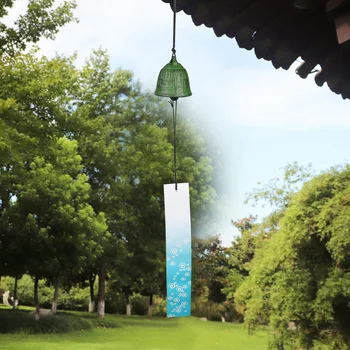 Japonés Nambu Fundición de Hierro al aire libre de Viento Carillón de la Furina Campana de Ventilación de Metal Templo Orando Buena Suerte Bell
