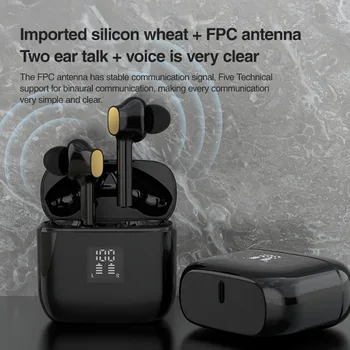 Jellico TWS Doble Unidad Inalámbrica Bluetooth 5.0 auriculares Auriculares Auriculares En la Oreja Verdadero Inalámbrico de Auriculares Con Micrófono Para el Teléfono