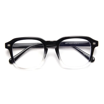 Kachawoo plaza de gafas para los hombres gris negro transparente marcos de anteojos de mujer de moda TR90 marco grueso de alta calidad de estilo coreano