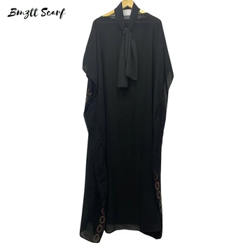 Kaftan Abaya Dubai, Turquía Hijab Musulmán De La Moda Chaqueta Kimono Mujer Caftán Islam Abayas Para Las Mujeres Ropa Americana Túnica Femme